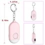 ISTOVO Alarme Personnelle Rechargeable Urgence éTanche Auto DéFense SOS Alert RapeSifflet de SéCuritéSiren pour les Femmes et le