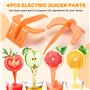 Edsdeyet Lot de 4 pièces de rechange pour presse-agrumes électriques XC-2000E - Pour machine à jus d'orange et citron XC-2000E