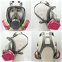 Junterone Masque Respiratoire, Masque Respiratoire RéUtilisable 6800 avec Filtres, AntibuéE, Respirateur Contre les Vapeurs Orga