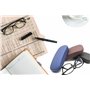 Hantier 3 Pcs Étui à Lunettes Coquille Lunettes Lunettes de Soleil Boîte de Protection avec 10 Chiffons de Nettoyage pour Femmes