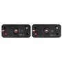 AUTOLIGHT 24 - Lot de 2 feux de position latéraux et d’encombrement rouge/blanc - Feu de marquage latéral avec ampoules pour cam