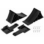 AUTOLIGHT 24 Lot de 2 cales de roue avec support et fixation - Cales de frein - Pour remorques et caravanes - Charge d'essieu ju
