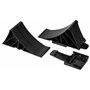 AUTOLIGHT 24 Lot de 2 cales de roue avec support et fixation - Cales de frein - Pour remorques et caravanes - Charge d'essieu ju