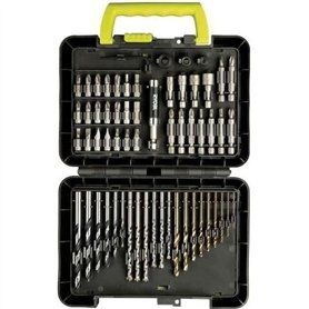 RYOBI - Coffret 60 accessoires de perçage et de vissage : forets (bois