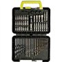 RYOBI - Coffret 60 accessoires de perçage et de vissage : forets (bois
