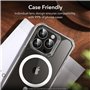 ESR Protection Objectif Caméra pour iPhone 15 Pro Max/15 Pro/14 Pro Max/14 Pro, Protecteurs Individuels HD Robustes, Anti Rayure