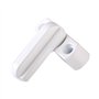Lot de 4 ou 8 poignées de porte Reelva - Châssis + vis de montage - En PVC et uPVC (Polychlorure de vinyle non plastifié) - Poig