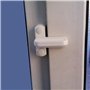 Lot de 4 ou 8 poignées de porte Reelva - Châssis + vis de montage - En PVC et uPVC (Polychlorure de vinyle non plastifié) - Poig
