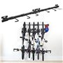 Râtelier de vélo pliable pour montage mural - Support de vélo pour 5 vélos - Système de support réglable pour la maison et le ga