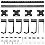 Râtelier de vélo pliable pour montage mural - Support de vélo pour 5 vélos - Système de support réglable pour la maison et le ga