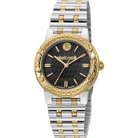 Roberto Cavalli by Franck Muller Femmes Analogique Quartz Montre avec Bracelet en Acier Inoxydable RV1L188M0091