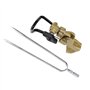 OTOTEC 2X Réglable Détachable Support de Pêche en Métal Stand Stents Supports de Tige Poteau Accessoire Équipement de Terrain