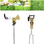OTOTEC 2X Réglable Détachable Support de Pêche en Métal Stand Stents Supports de Tige Poteau Accessoire Équipement de Terrain