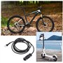 OTOTEC Capteur de Vitesse Détecteur Jante de Roue Tête Magnétique Connecteur SM-3A avec Attaches de Câble pour Vélo Électrique S