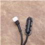 OTOTEC Capteur de Vitesse Détecteur Jante de Roue Tête Magnétique Connecteur SM-3A avec Attaches de Câble pour Vélo Électrique S