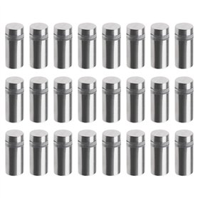 OTOTEC 24pcs Entretoise Boulons Support Mural en Acier Inoxydable Verre Magasin Signe Supports Vis Annoncer Clous de Fixation