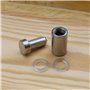 OTOTEC 24pcs Entretoise Boulons Support Mural en Acier Inoxydable Verre Magasin Signe Supports Vis Annoncer Clous de Fixation