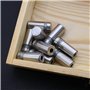 OTOTEC 24pcs Entretoise Boulons Support Mural en Acier Inoxydable Verre Magasin Signe Supports Vis Annoncer Clous de Fixation
