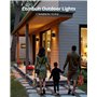 Combuh IP65 Applique Mural Luminaire Exterieur avec Detecteur de Mouvement 12W Moderne Lampe Murale Blanc Chaud 3000K Eclairage 
