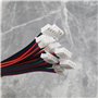 OTOTEC 5pcs Câble de Connexion de Moteur Fil de Connexion de Moteur Pas à Pas Câble de Connexion à Double Extrémité à 4 Broches 