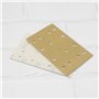 OTOTEC Lot de 50 disques abrasifs rectangulaires à 14 trous pour ponceuse orbitale manuelle Jaune 133 x 80 mm