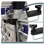 OTOTEC 1 Jeu Colliers de Serrage en U pour Coffre de Toit Clip Montage pour Toit de Voiture Accessoires pour Porte-Bagages Suppo