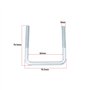OTOTEC 1 Jeu Colliers de Serrage en U pour Coffre de Toit Clip Montage pour Toit de Voiture Accessoires pour Porte-Bagages Suppo