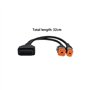 OTOTEC Câble Adaptateur de Diagnostic de Moto OBD2 16 Broches vers 4 Broches + 6 Broches Câble Convertisseur Câble Adaptateur de