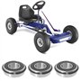 OTOTEC Lot de 10 Roulements à Billes avec Anneau élastique de Rechange 499502H 99502H-NR ID 5/8" X OD 1-3/8" X Largeur 11 Mm Com