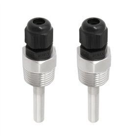 OTOTEC 2pcs Manchons Immersion pour Sonde de Température de Poche G1/2" en Acier Inoxydable 304 pour Capteur de Température de 6