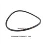 OTOTEC Courroie Trapézoïdale D'entraînement de Perceuse à Colonne K690 K-690 690 X 8 Mm pour Remplacement de Perceuse de Table