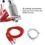 EMSea Bloc de chauffage en aluminium pour imprimante 3D 12 V 40 W Cartouche céramique Chauffage 6 x 20 mm Tête unique avec câble
