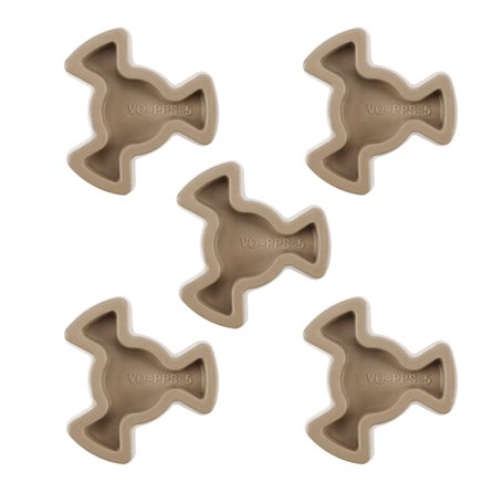 EMSea 5pcs Coupleur de Plateau Tournant pour Four à Micro-ondes Support de Guide Rouleau Four Plateaux en Verre Couplage d'entra