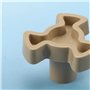 EMSea 5pcs Coupleur de Plateau Tournant pour Four à Micro-ondes Support de Guide Rouleau Four Plateaux en Verre Couplage d'entra