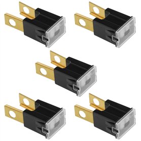 EMSea 5pcs Fusible Automobile Monté sur Palettes 32V 80A Terminal Mâle Fusionnée Bloc J de la Lame pour Véhicules Automobiles Ca