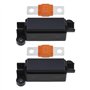 Lot de 2 porte-fusibles Midi et 2 fusibles Midi 30 A pour voitures