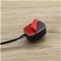 EMSea 2pcs Voiture Goutte d'eau Forme Pâte Type Bouton Interrupteur DC12-24V Off/on Bouton Poussoir pour Néons Diodes Électrolum