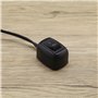 EMSea 2pcs Voiture Goutte d'eau Forme Pâte Type Bouton Interrupteur DC12-24V Off/on Bouton Poussoir pour Néons Diodes Électrolum