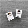 EMSea 2pcs RJ11 6P4C Connecteur Femelle à Femelle RJ11 6P4C Coupleur Inline BT Câble de Ligne Téléphonique Adaptateur Accessoire