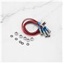 EMSea Lot de 10 voyants lumineux LED en métal 6 mm 12-24 V étanches avec fil pour voitures, camionnettes, camions, bateaux, voit