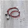 EMSea Connecteur de Port de Charge en Ligne à 3 Broches et 2 Fils Port de Charge pour Hoverboard Prise de Scooter Électrique Cha