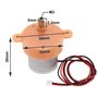 EMSea 2Pcs Petit Moteur de Réduction 3rpm Moteur à Engrenages à Vitesse Lente 3-12V DC Moteur à Engrenages à Vitesse Lente à Fai