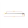 EMSea 1 Pièce Niveau d'huile 059115611AB Mesureur de Jauge Longueur 62cm Compatible avec Audi A4 A5 A6 A8 Diesel 2.7 3.0 Tdi Mot