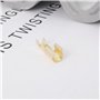 EMSea Lot de 50 Clips de Porte-fusible en Verre 6 X 30 Mm Connecteurs Bouton de Contact Porte-fusible en Laiton Clip de Porte-fu