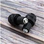 YINETTECH 1 Paire d'embouts de Poignée Bouchons Coulissants pour Guidon de Moto 7/8 Pouces 22mm Anti-Vibration en Alliage d'alum