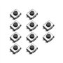 YINETTECH Micro-Interrupteur de Télécommande pour Clé de Voiture à 4 Broches Micro Bouton-Poussoir Remplacement Compatible avec