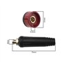 YINETTECH Lot de 8 connecteurs de câble de soudage TIG DKJ10-25 pour machine de découpe plasma