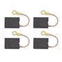 YINETTECH 2 paires Balais de Charbon avec Outil Électrique Autostop Meuleuse d'angle Moteur Balais de Charbon Compatible avec Pa