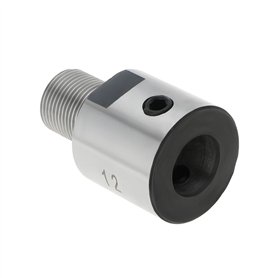 YINETTECH 1 tige de raccordement de mandrin 12 mm M14 x 1 en acier inoxydable pour mandrin de tour K01-50/63 K02-50/63