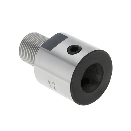YINETTECH 1 tige de raccordement de mandrin 12 mm M14 x 1 en acier inoxydable pour mandrin de tour K01-50/63 K02-50/63